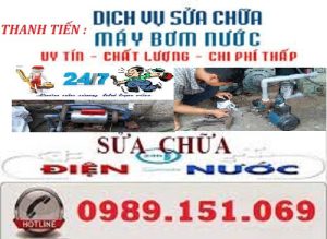 Thợ sửa chữa máy bơm nước tại quận Hà Đông ZALO 0989349876