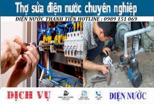 Sửa chữa điện nước tại Phú Diễn 0989 151 069